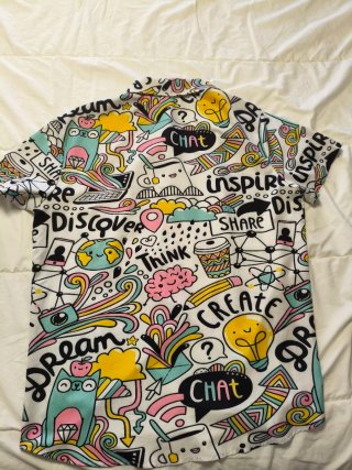 Camisa Verano Estampada Multicolor