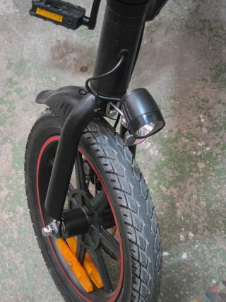 Bicicleta eléctrica plegable DYU