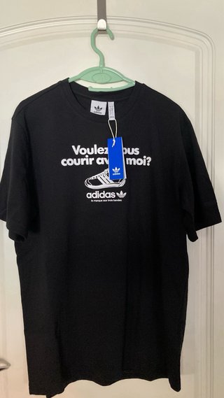 Camiseta Adidas Voulez-vous courir avec moi?