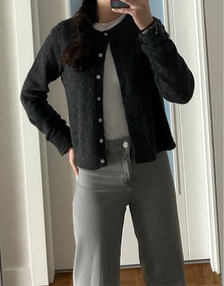 Jersey gris botones