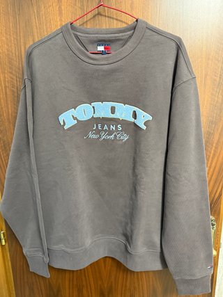 ¡REBAJAS! Sudadera Tommy Jeans Marrón ¡Nueva!