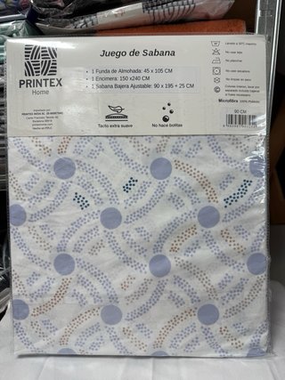 Juego de sábanas 3 piezas