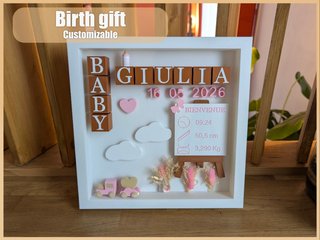 Quadro Nascimento Personalizado