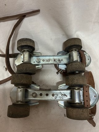 Patines Vintage 4 Ruedas Cuero