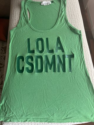 Camiseta Lola Casademunt verde
