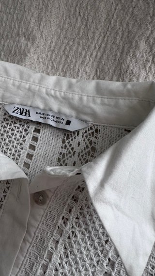 Camisa Zara bordada