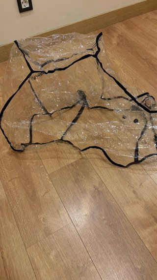 Funda Protectora Lluvia Silla Paseo Transparente