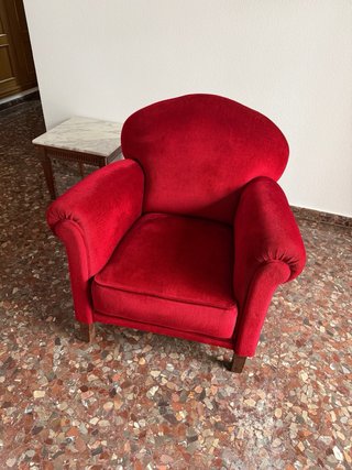 2 Butacas Rojas Terciopelo