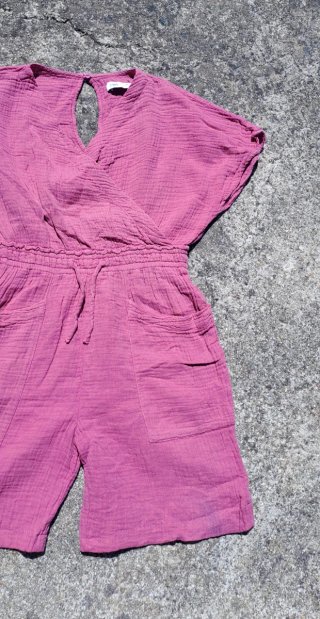 Zara Macacão Rosa 6 Anos