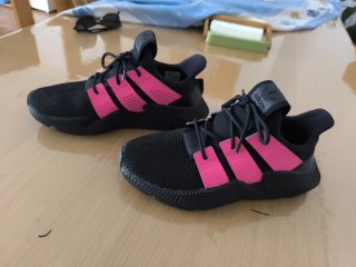 Zapatillas Adidas Prophere Mujer Negro/Rosa