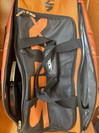 Paletero Padel/Tenis Siux Naranja/Negro