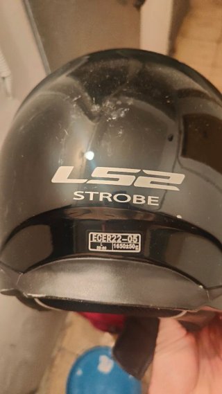 Casco Moto Abatible LS2 Talla L Negro