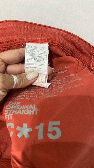 Pantalones de hombre color naranja