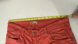 Pantalones de hombre color naranja