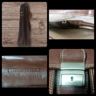 Ventiquattrore  artigianale in pelle Made in Italy