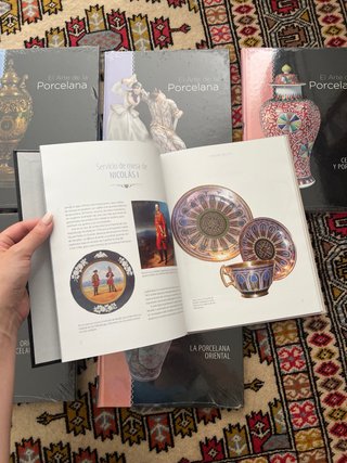 Colección El Arte de la Porcelana 6 tomos