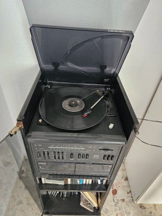 Philips Tocadiscos Vinilo y Cassette