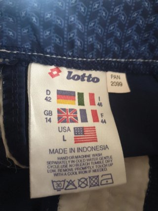 Gonna da tennis Lotto blu Vintage
