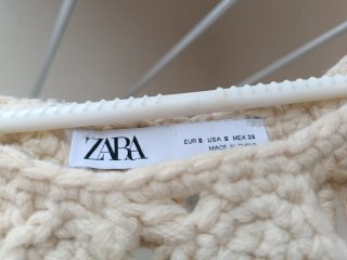 Jersey Crochet Crudo Beige Talla Única
