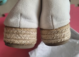 ESPARTOS CON CUÑA NIÑA TALLA 35.