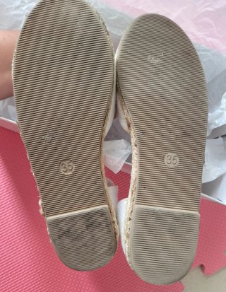 ESPARTOS CON CUÑA NIÑA TALLA 35.