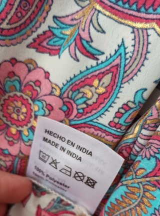 Mono largo estampado verano talla S