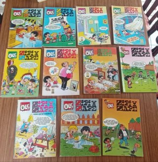 Comics tebeos Zipi y Zape y varios personages.
