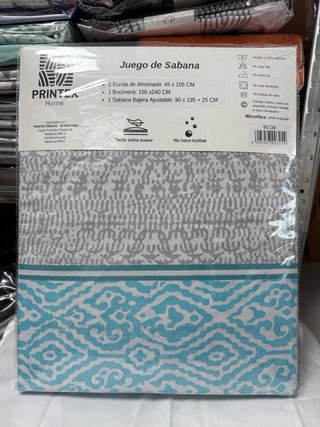 Juego de sábanas 3 piezas