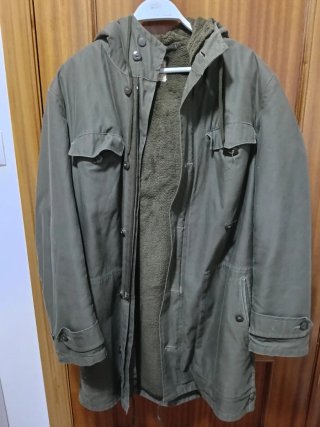 Abrigo militar ejército alemán verde