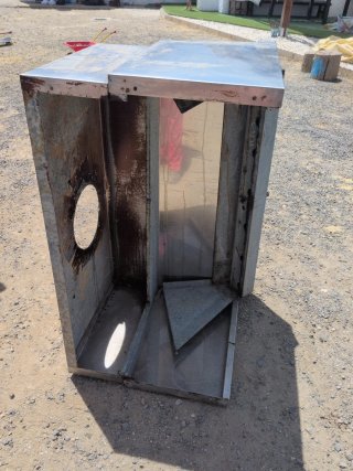 Campana extractora industrial inox