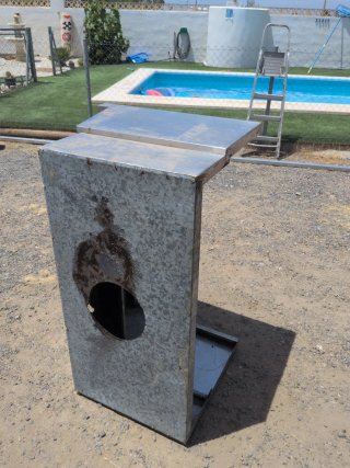Campana extractora industrial inox