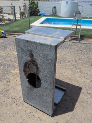 Campana extractora industrial inox