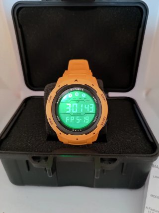 Reloj Deportivo Digital Synoke Amarillo
