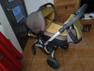 Carro de bebé cuna y silla