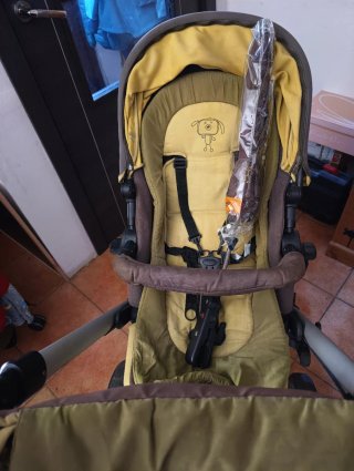 Carro de bebé cuna y silla