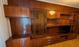 Mueble Modular de Salón - Madera Sapeli (4,40-6m)
