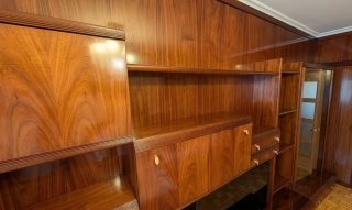 Mueble Modular de Salón - Madera Sapeli (4,40-6m)