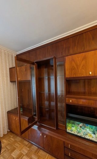 Mueble Modular de Salón - Madera Sapeli (4,40-6m)