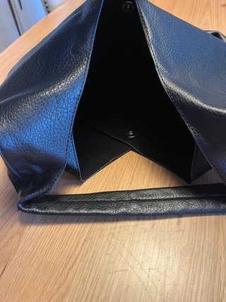 Bolso de piel negro mujer