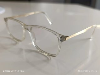 Montura gafas transparente