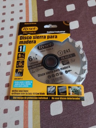 Disco sierra para madera 160mm 24T