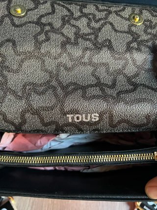 Bolso Tous Audree Negro y Rosa