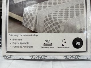 Juego de sábanas 3 piezas