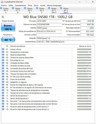 SSD M.2 WD Blue SN580 1TB