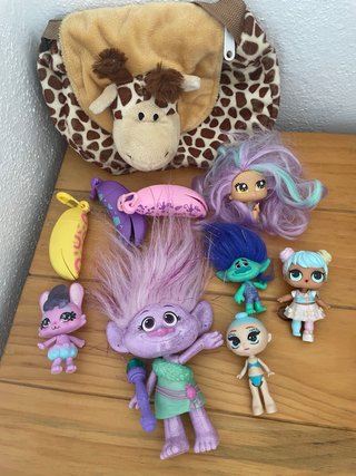 Set Giocattoli per Bambine: Borsa con Giraffa e Figure