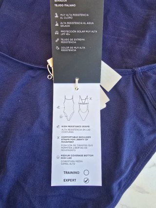 Bañador Oysho Natación Talla S Azul Marino