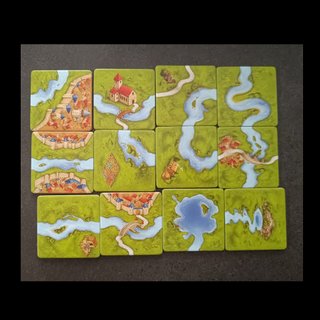 Carcassonne Gioco Base + Abate + Fiume