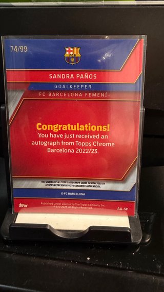 Sandra Paños Autocard FC Barcelona Femeni /99