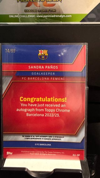 Sandra Paños Autocard FC Barcelona Femeni /99