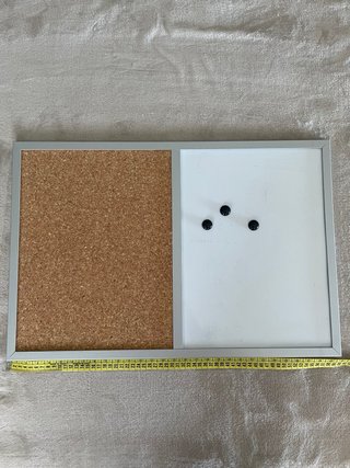 Tablero Corcho y Pizarra Metálico